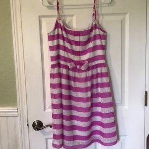 Lily Pulitzer Awning Stripe Antonia Pansy Dress